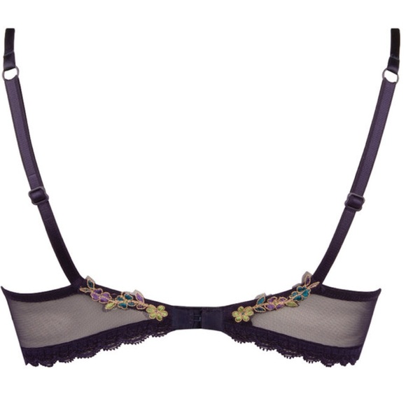 ❤️🔥❤️NWT LISE CHARMEL LINGERIE DENTELLE CASHMER PUSH-UP BRA MULTICOLOR - Picture 3 of 4